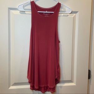 Orange red American Eagle Soft and Sexy Tank Top